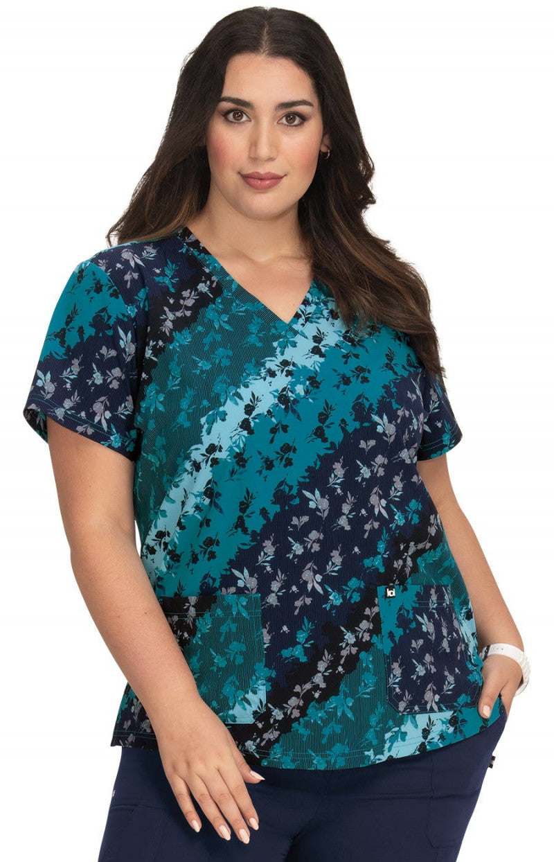 1029PR Early Energy Top — Bias Floral