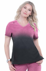 1031PR Cali Top — Heather Azalea Charcoal Ombre