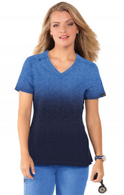 1031PR Cali Top — Heather Galaxy Navy Ombre