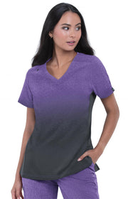 1031PR Cali Top — Heather Wisteria/ Charcoal Ombre