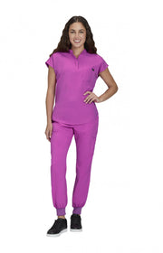 1131 Catrin Top — Hibiscus Pink