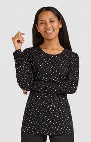 167PR Tessa Tee — Iridescent Diamond Pattern