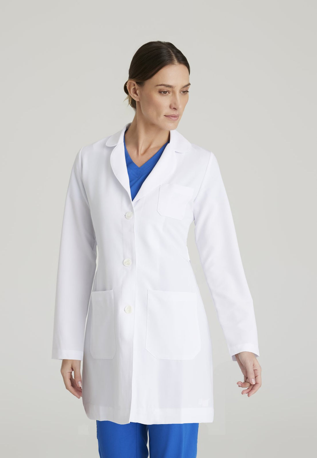 2405 Brooke Lab Coat — WHITE