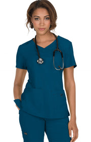 374 Katie Top — Caribbean Blue