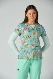 384PR Leslie Top — Wild Butterflies