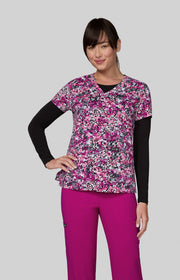 384PR Leslie Top — Ditsy Camo