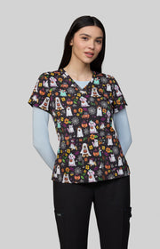 384PR Leslie Top — Ghostly Critters
