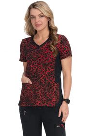 385PR Raquel Top — Holiday Cheetah Foil