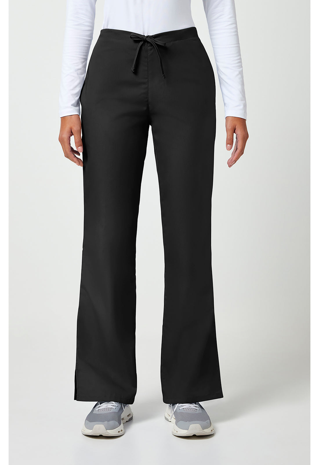 4101 Natural Rise Flare Leg Drawstring Pant