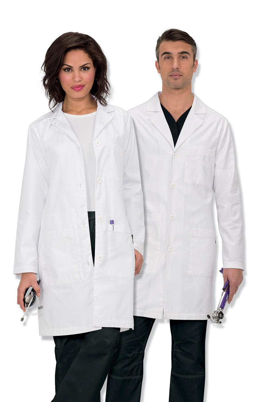 443 Riley Lab Coat — White