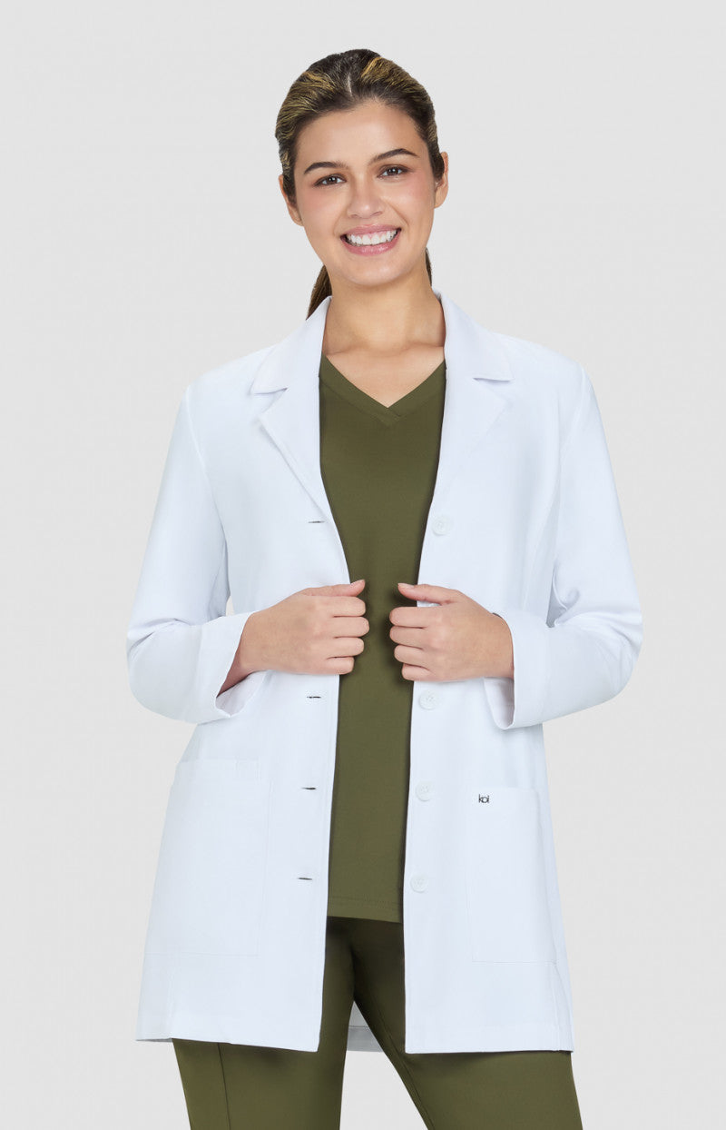 464 Hema Lab Coat — White