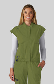 476 Eloise Vest — Martini Olive