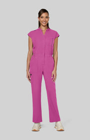 907 Anja Jumpsuit — Hibiscus Pink