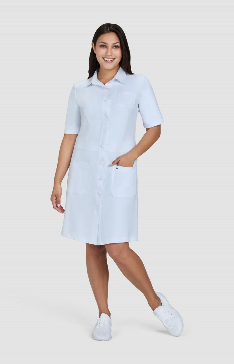 908 Isabella Dress — White