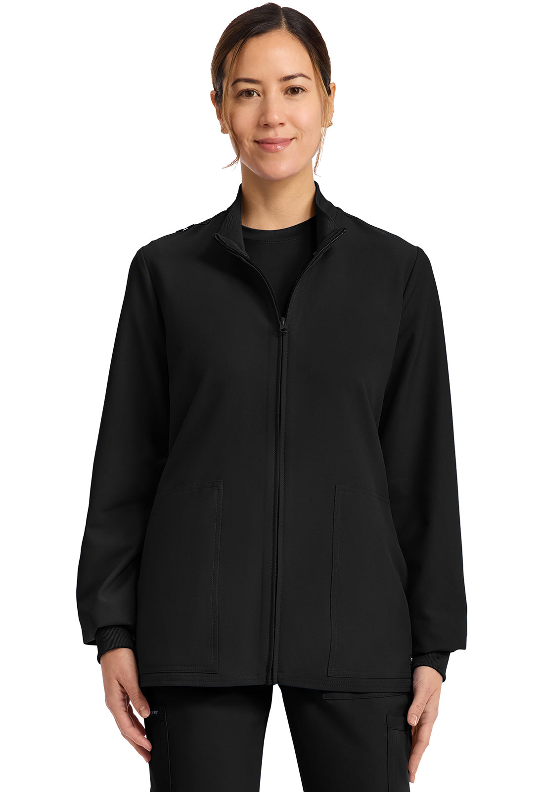 CK00013A Zip Up Scrub Jacket