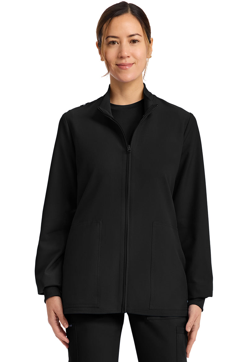 CK00013A Zip Up Scrub Jacket