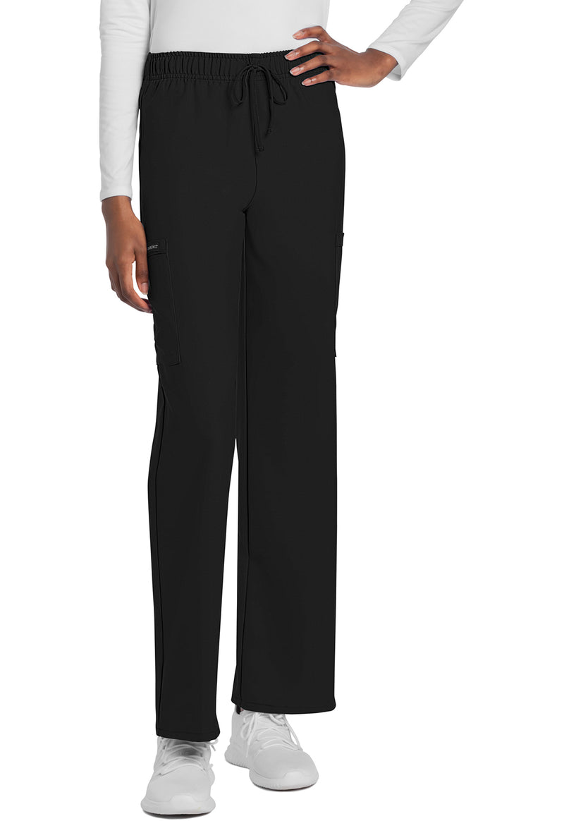 CK280AS Unisex Mid Rise Drawstring Straight Pant