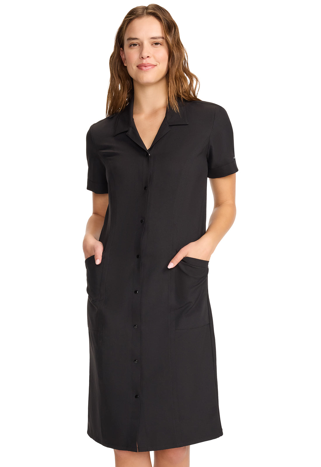 CK512A Women's Button Front Dress