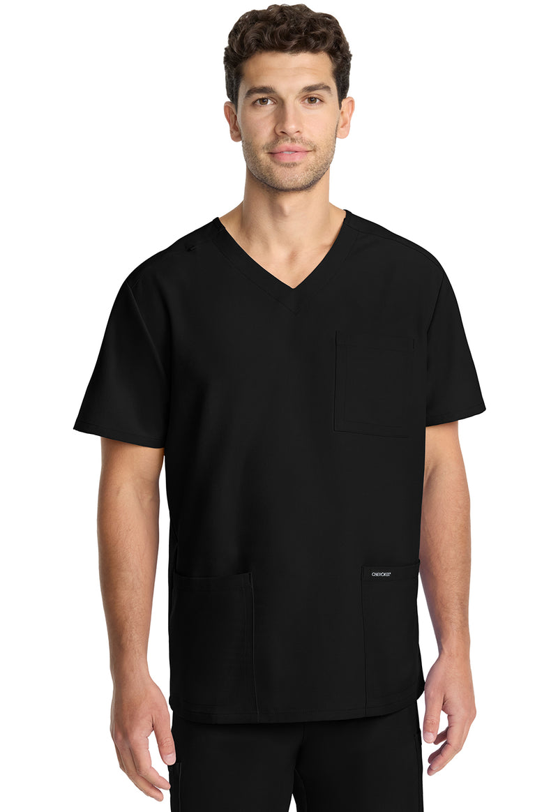CK783A Men's 3-Pocket V-Neck Top