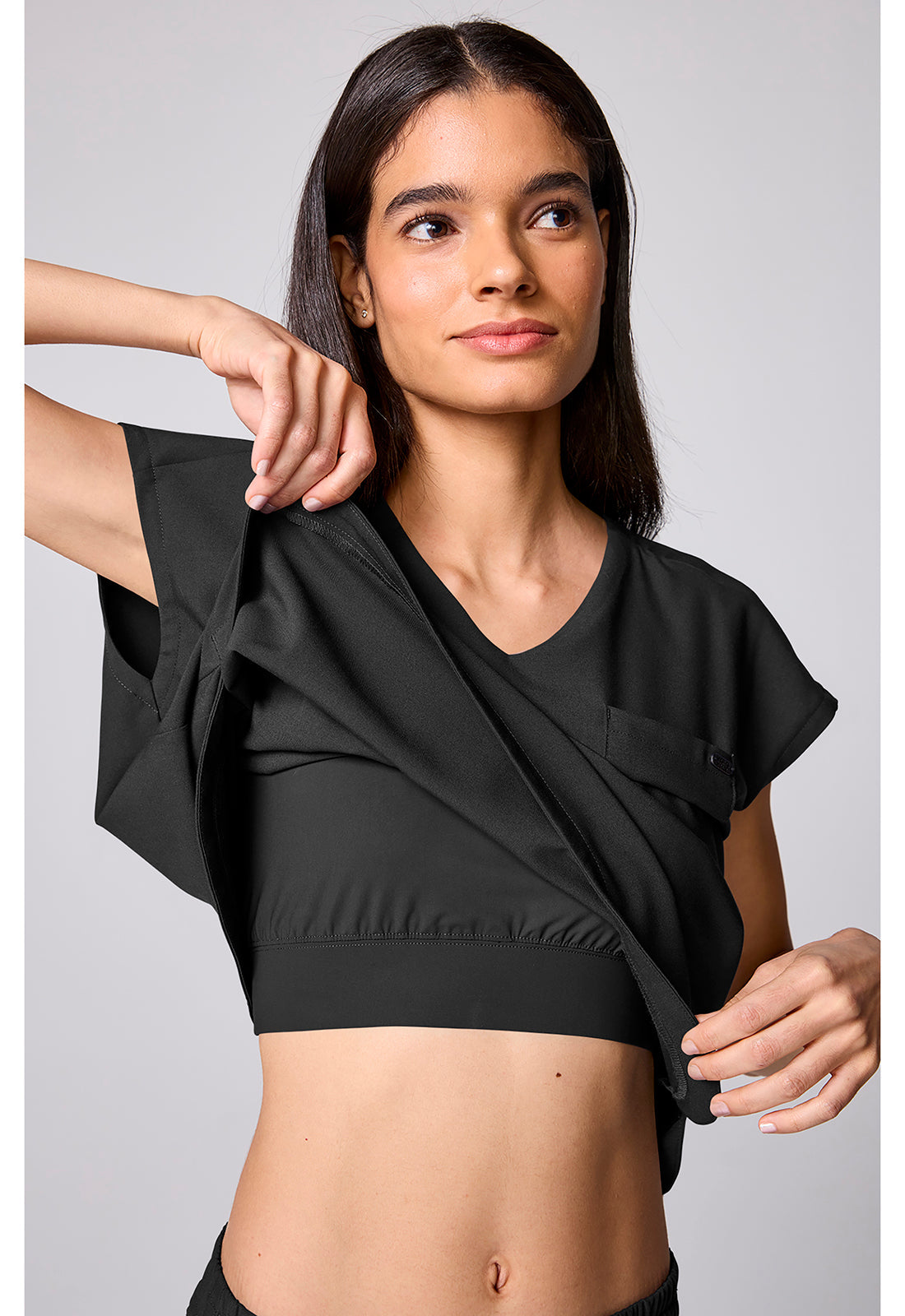 Healing Hands HH00029 Built In Bra Dolman Top