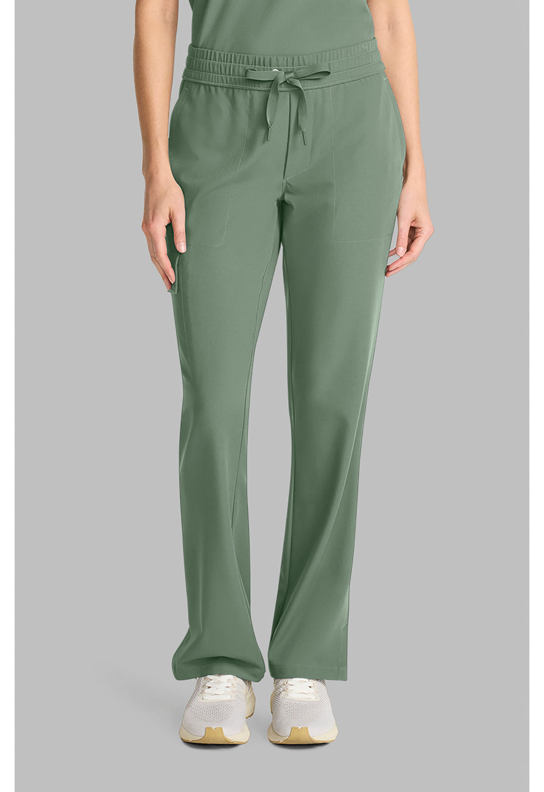 Healing Hands HH153P Mid Rise Drawstring Straight Leg