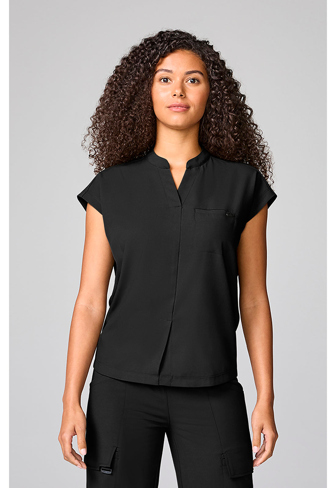 Healing Hands HH757 Mandarin Collar Top