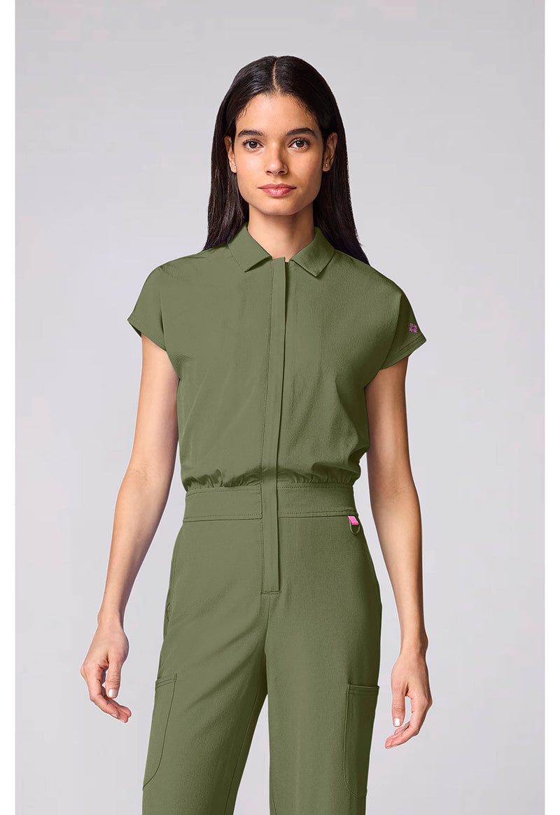 Med Couture MC00018 Dolman Wide Leg Jumpsuit