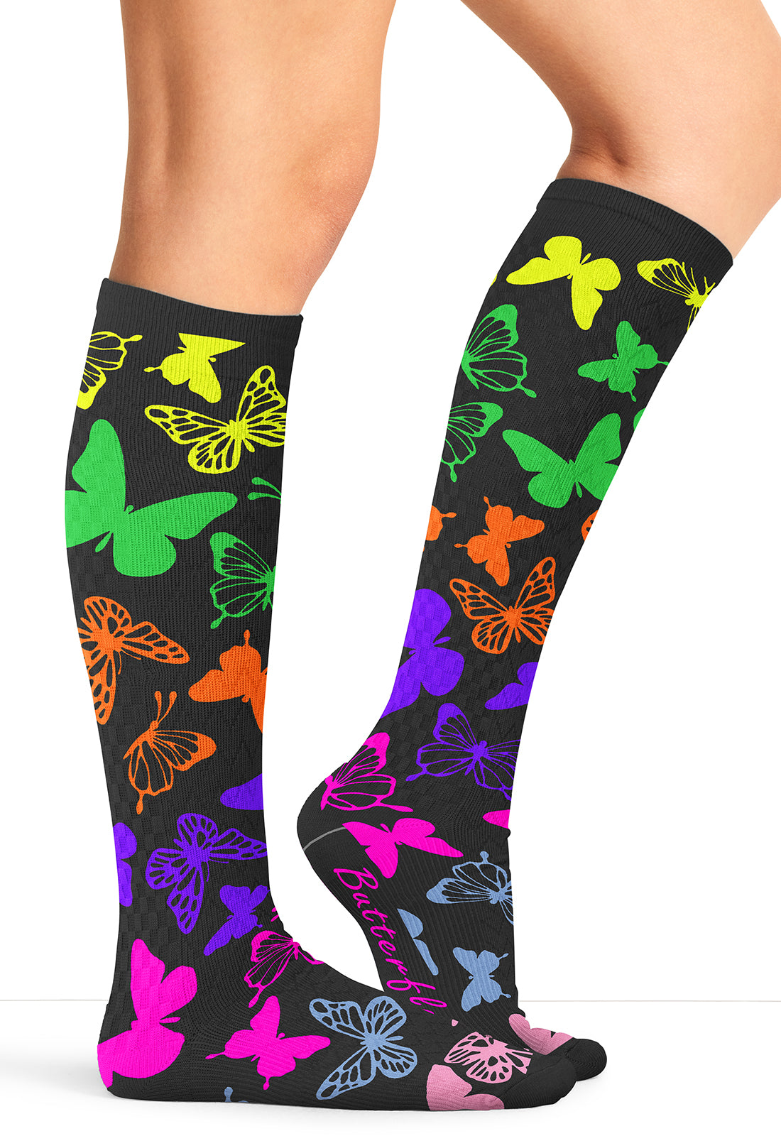 PRINTSUPPORT Women's 10-15mmHg Compression Socks