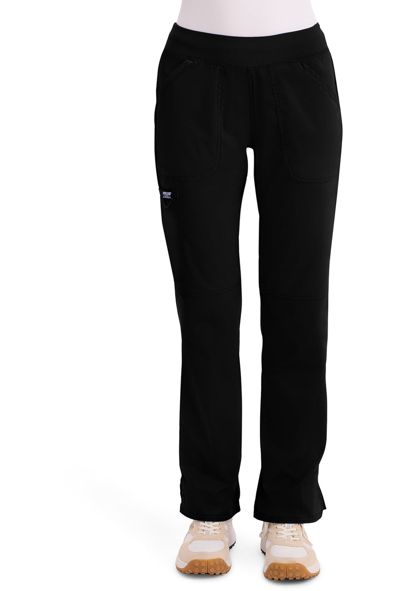 WW110T Mid Rise Straight Leg Pull-on Pant