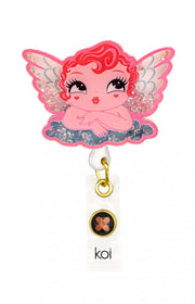 A156A Shaker Badge Reel — Cupid