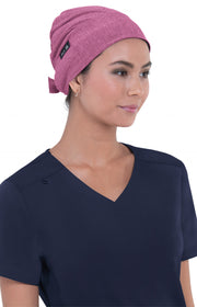 A161 Surgical Hats — Heather Azalea Pink