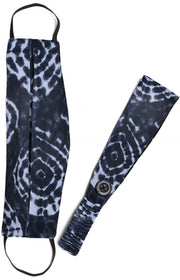 A162 Fashion Mask + Headband Set — Tribal Tie Dye