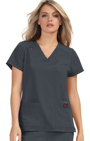 B101 Freesia Top — Charcoal
