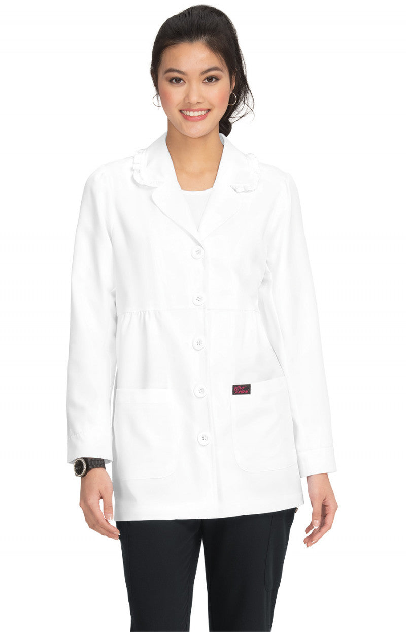 B403 Juniper Lab Coat — White