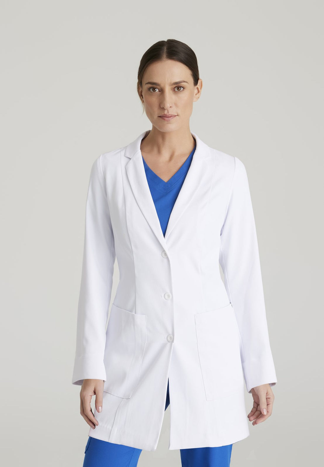 BRC961 Merit Lab Coat — WHITE