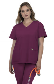 C101 Cardi Top — Wine