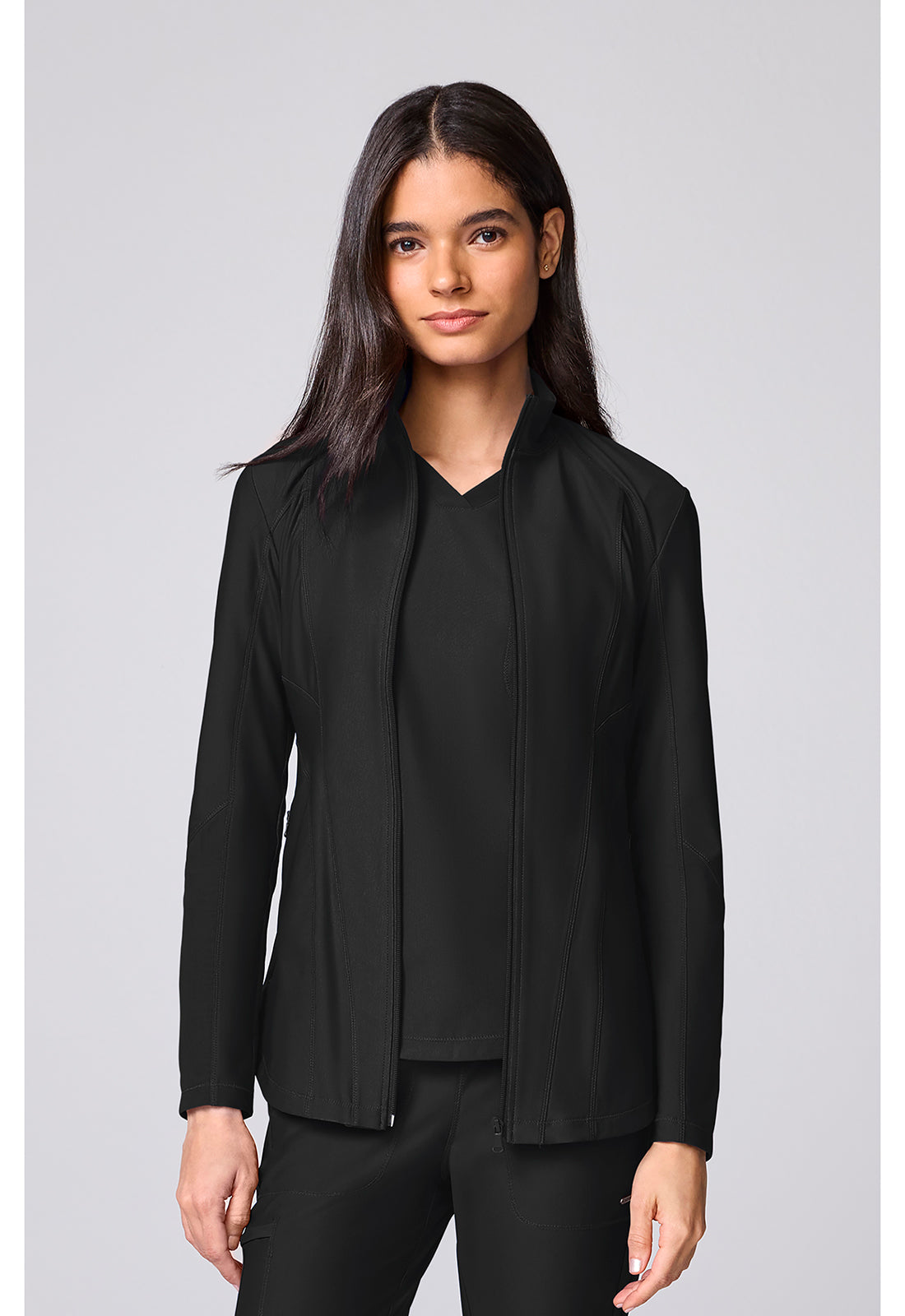 CHEROKEE CK00032 Women's Full Zip Jacket — Black