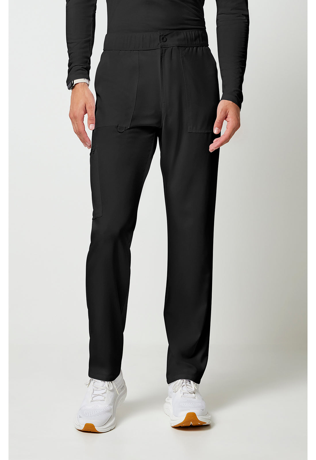 CHEROKEE CKA186 Men's Fly Front Cargo Pant — Black