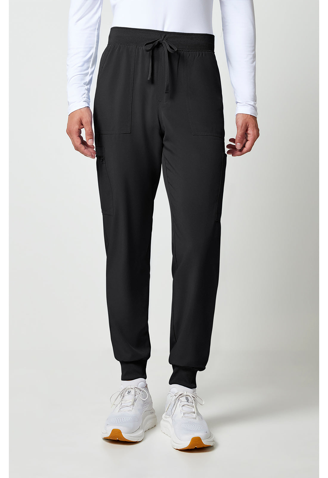 CHEROKEE CKA189 Men's Mid Rise Jogger — Black