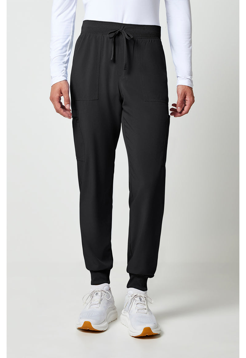 CHEROKEE CKA189 Men's Mid Rise Jogger — Black