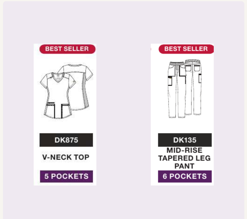 DK875 V-Neck Top