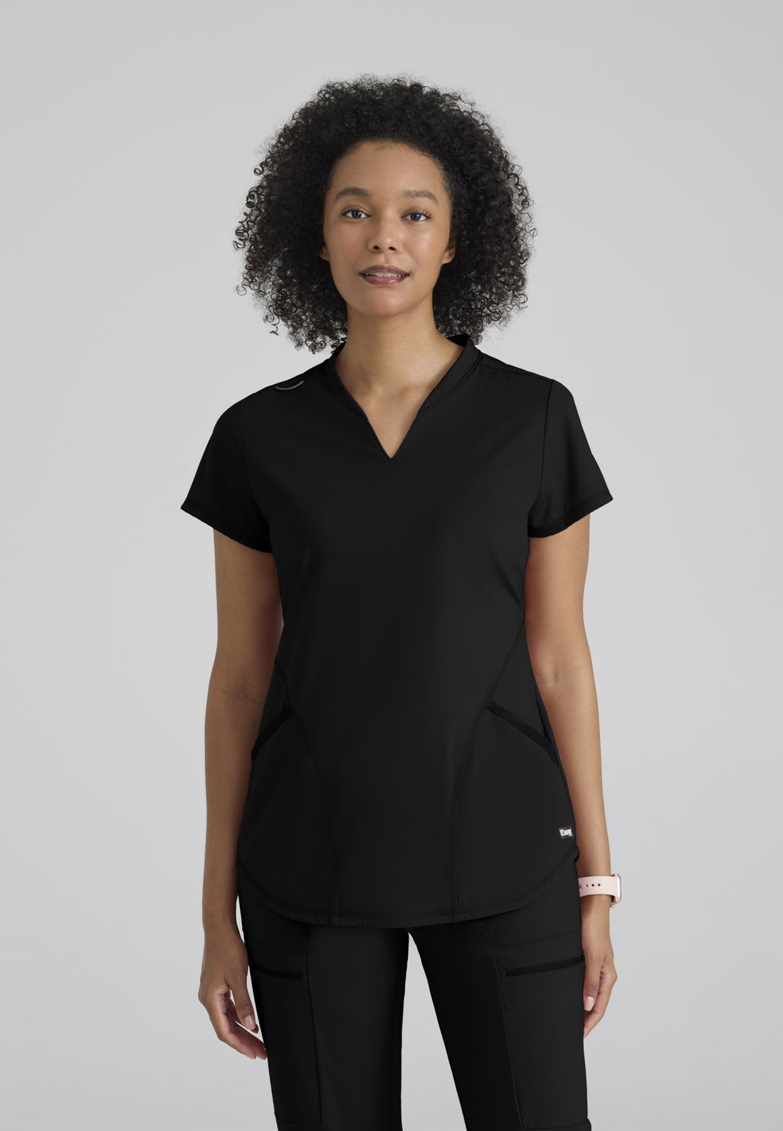 GRST249 Define Knit Top — BLACK