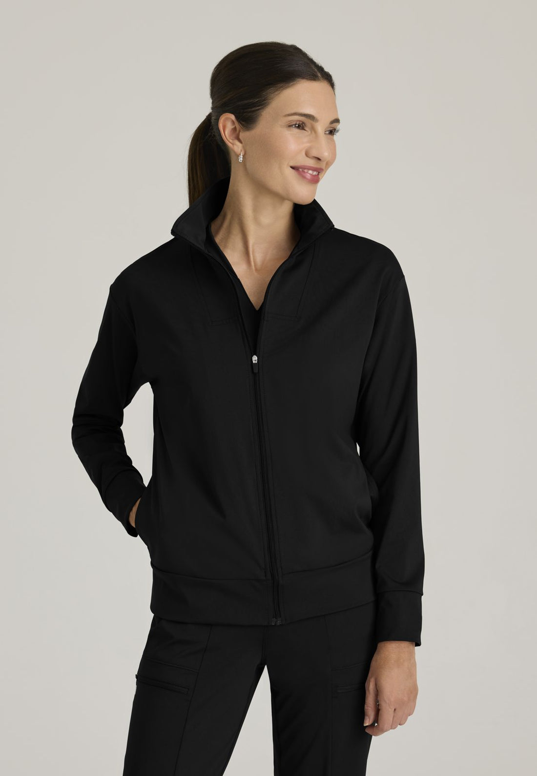 GRSW923 Ease Warm-Up Jacket — BLACK