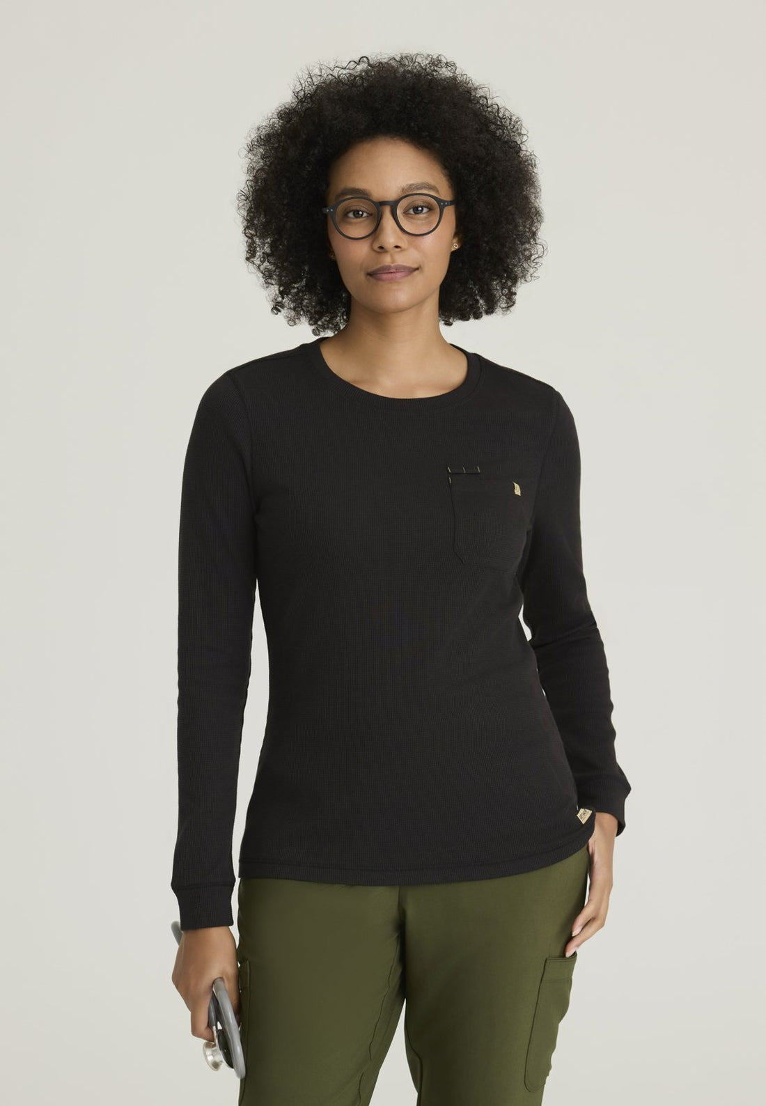 GSST257 Wanderlust Long Sleeve Top — BLACK