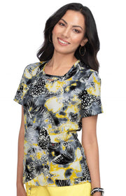 1027PR Lola Top — Sunny Tie Dye Butterfly