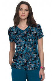 1049PR Raquel Top — Watercolor Snake