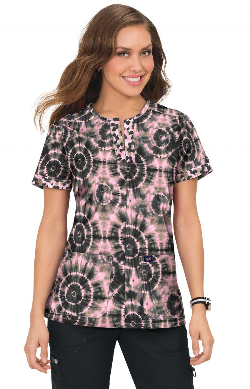 1080PR Stretch Naomi Top — Vintage Bullseye