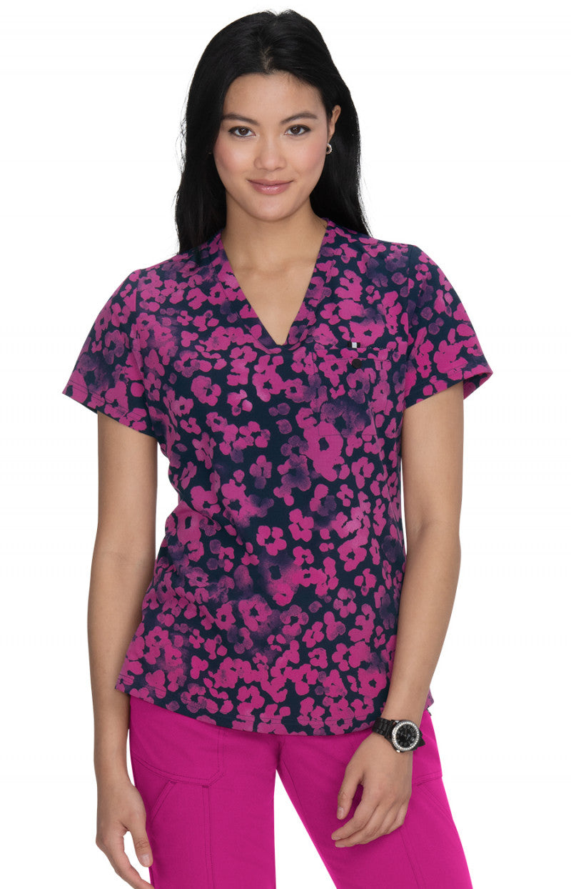 1083PR Power Up Top — Tonal Cheetah Azalea