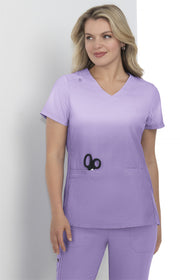 1088PLM Reclaim Placement Top — Heather Lavender Ombre