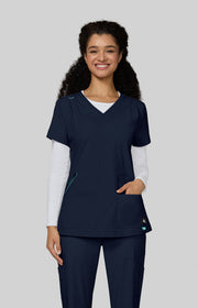 1129 Sari Top — Navy